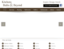 Tablet Screenshot of kitchensbathandbeyond.net